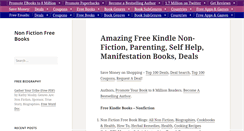 Desktop Screenshot of nonfictionfreebooks.com